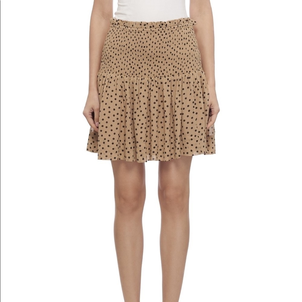 GANNI polka dot skirt NWT